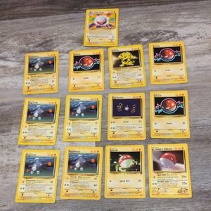 Pokemon Trading Cards: Lot Of 13